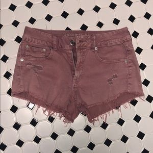Dusty Pink American Eagle Denim Shorts Size 4